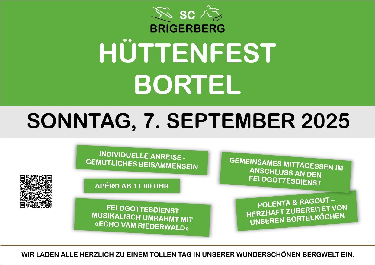 Flyer Hüttenfest 2025