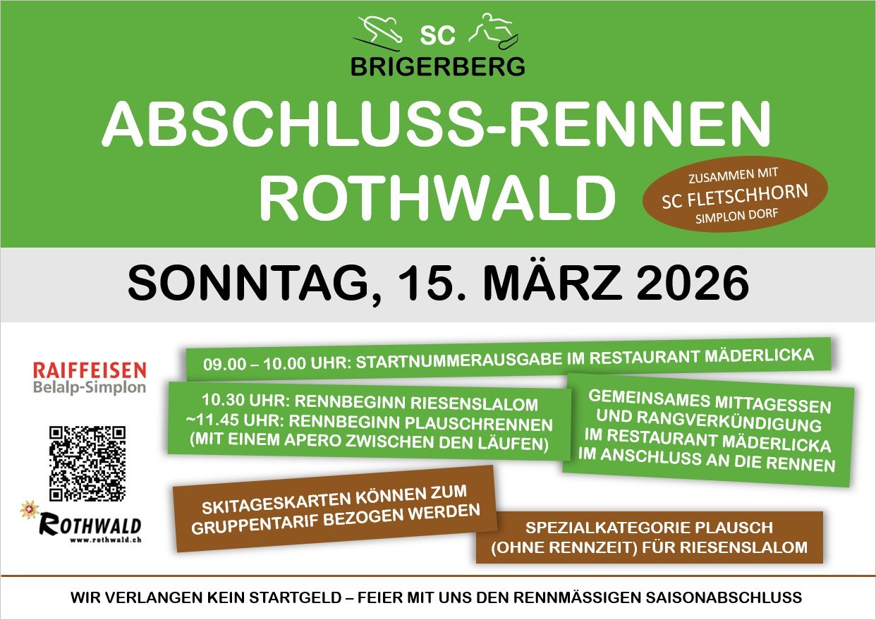 Flyer Abschluss-Rennen 2026