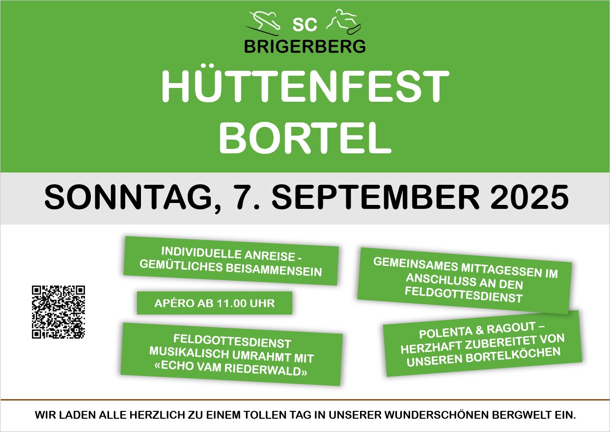 Flyer Hüttenfest 2025